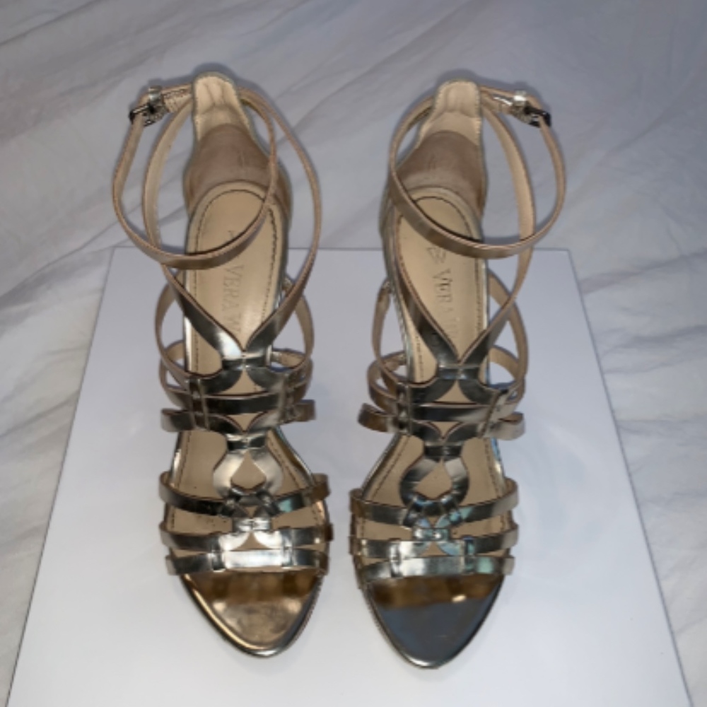 Vera Wang Leather Stilettos